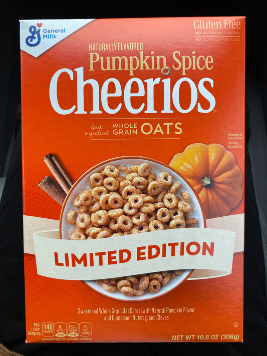 Cheerios Pumpkin Spice Limited Edition
